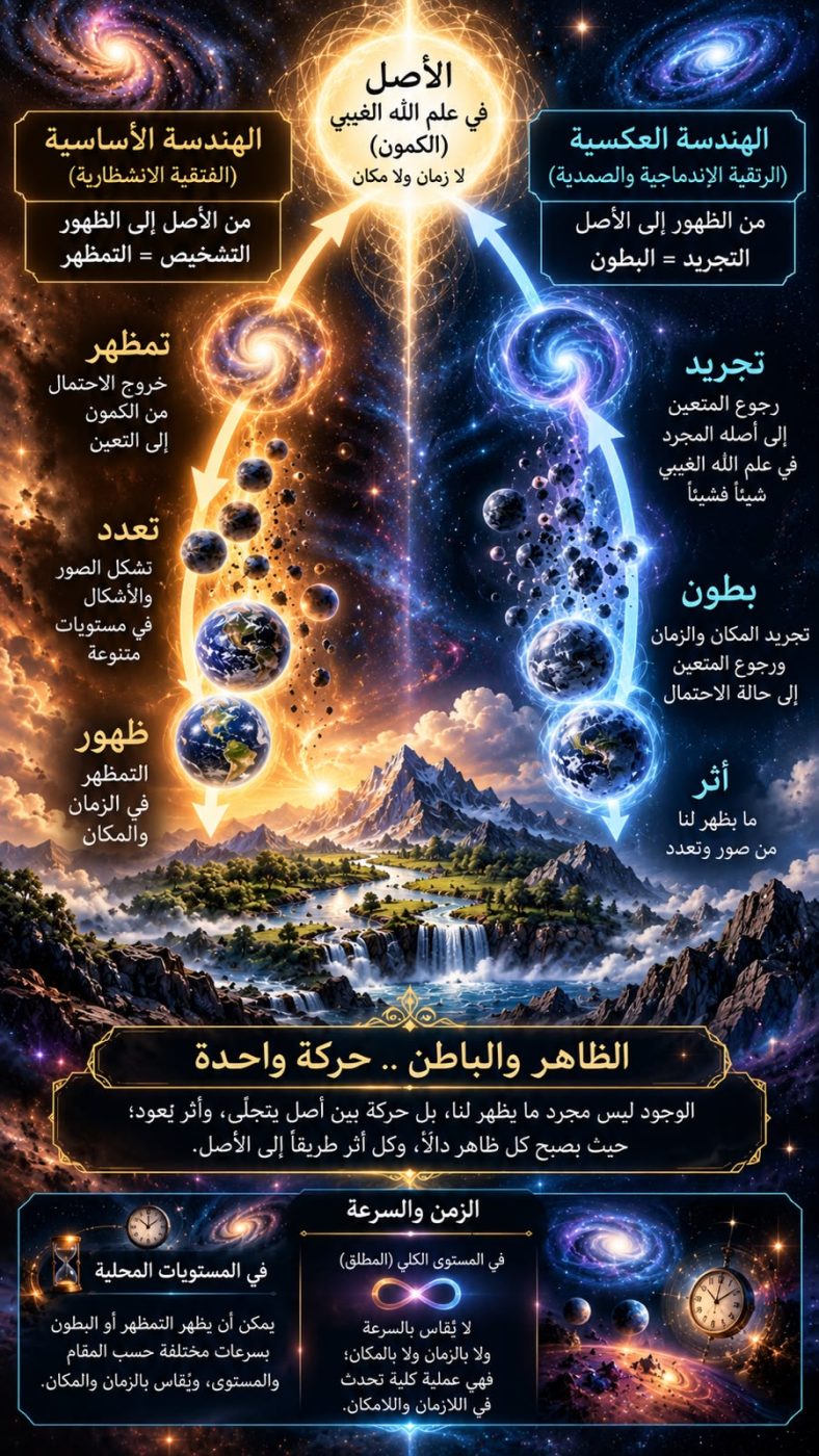 بين العدم والكمون في المطلق في فلسفة التشخيص والتجريد